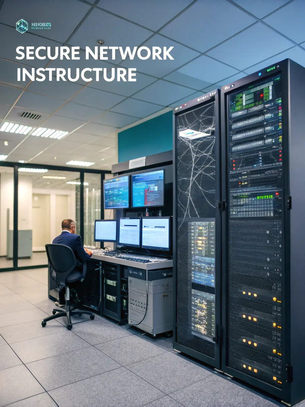 An image of a well-structured network diagram, illustrating S4B Tech's ability to enhance business continuity through effective risk management strategies.