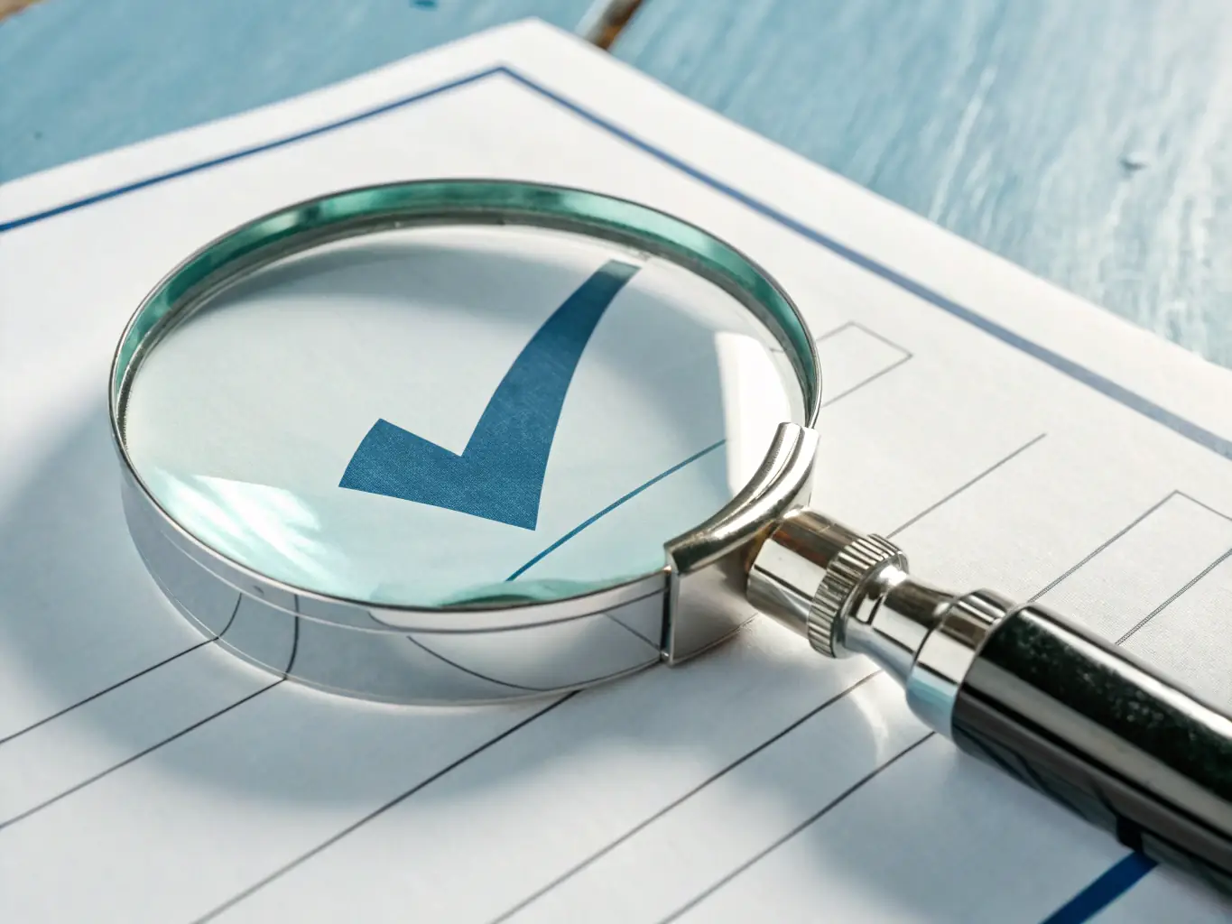 An image showing a magnifying glass over a trademark symbol, representing the detection of trademark infringements.