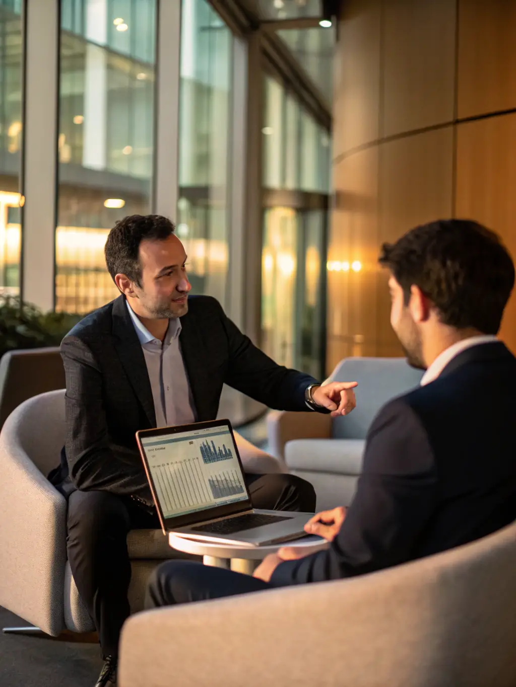 An S4B Tech consultant providing personalized, one-on-one support to a client, demonstrating a commitment to customer satisfaction and problem-solving.